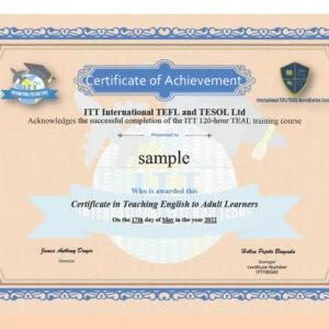 TEAL CERTIFICATE
