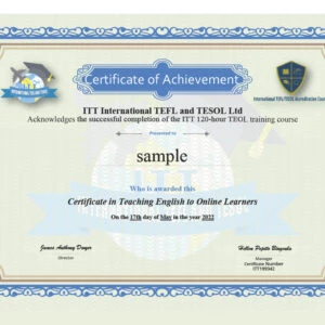 TEOL CERTIFICATE