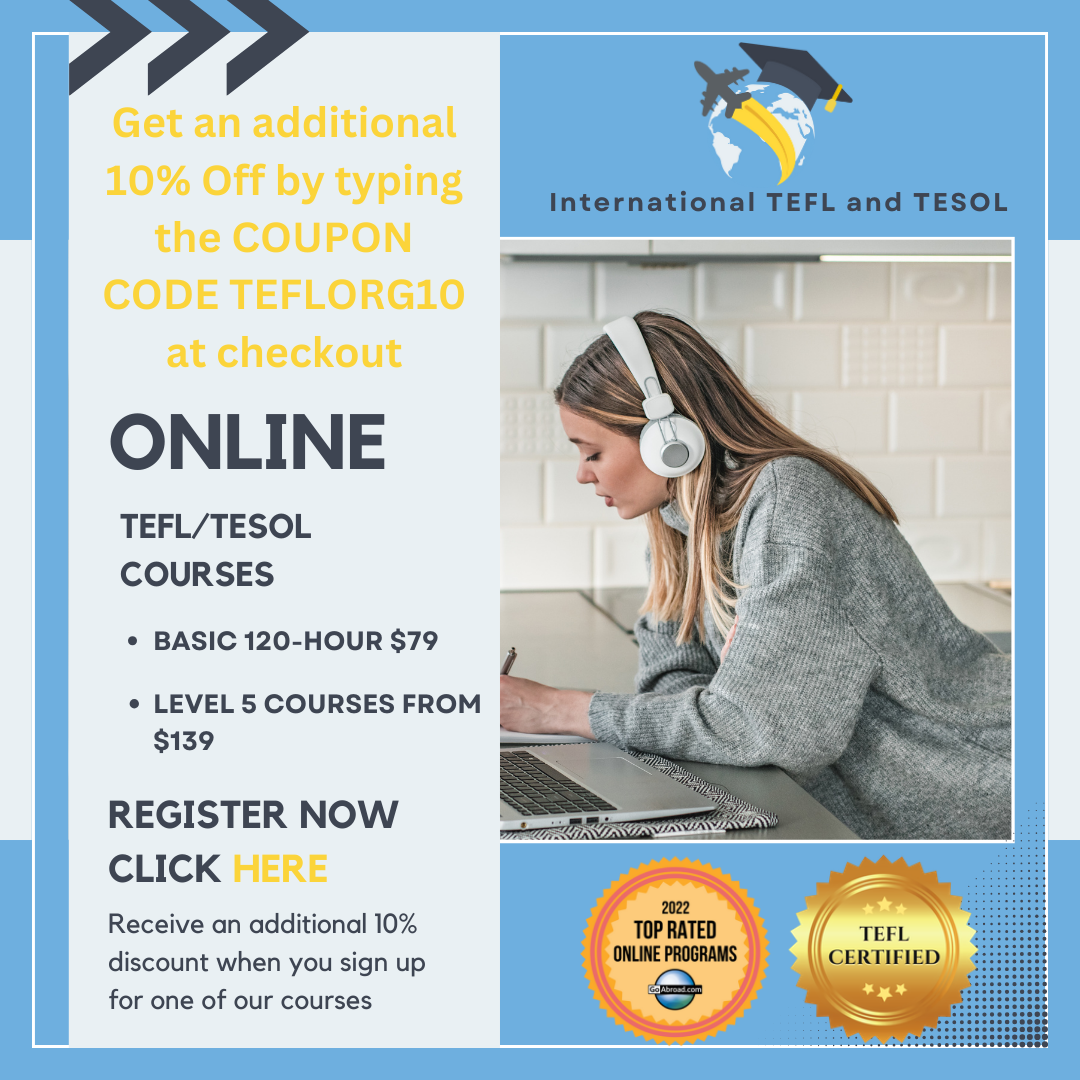 TEFL org discounts