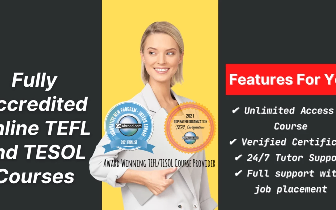 tefl/tesol course awards